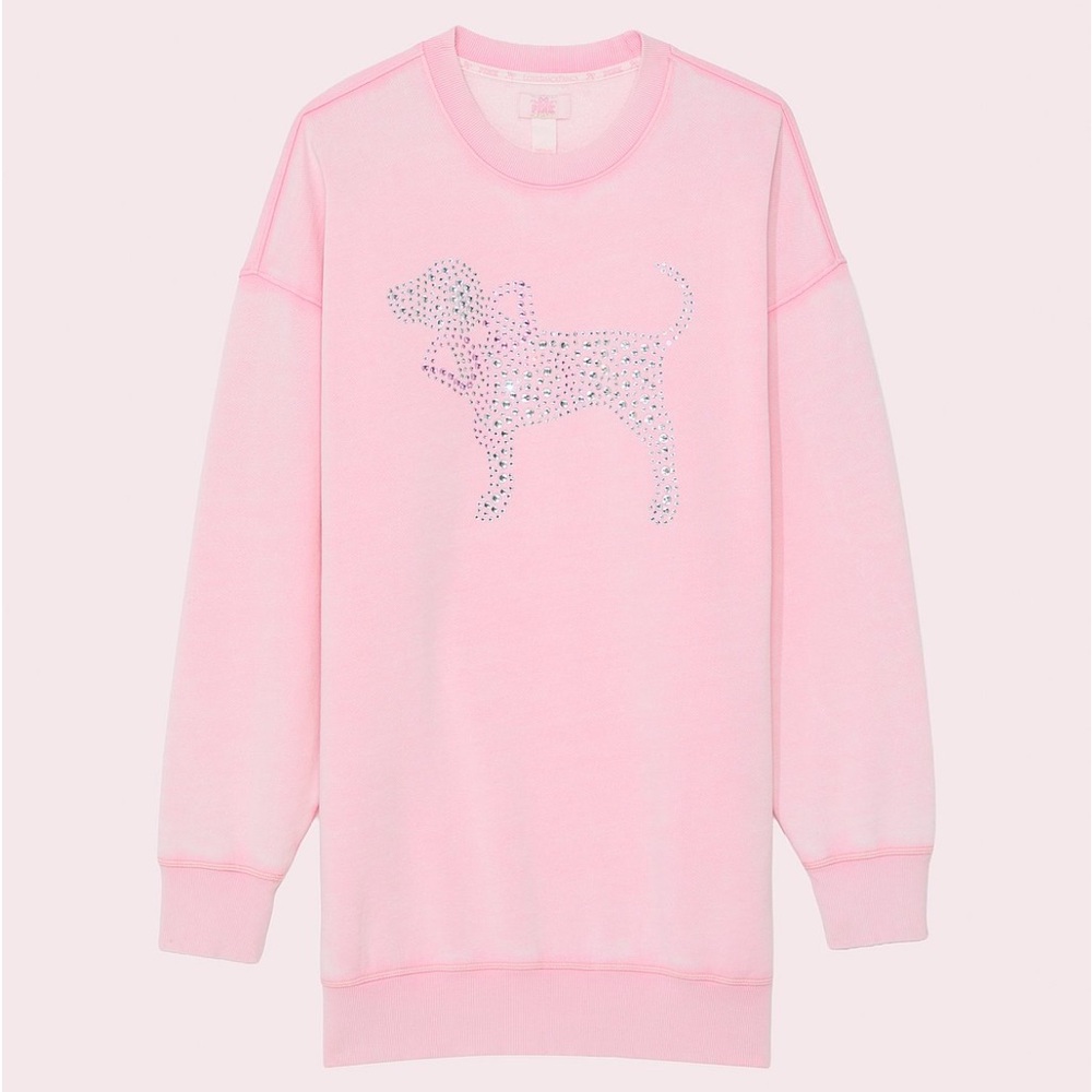 PINK x LoveShackFancy Crewneck Dress